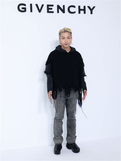 taeyang givenchy|Big Bang's Taeyang Wears Distressed Hoodie at Givenchy's Fall .